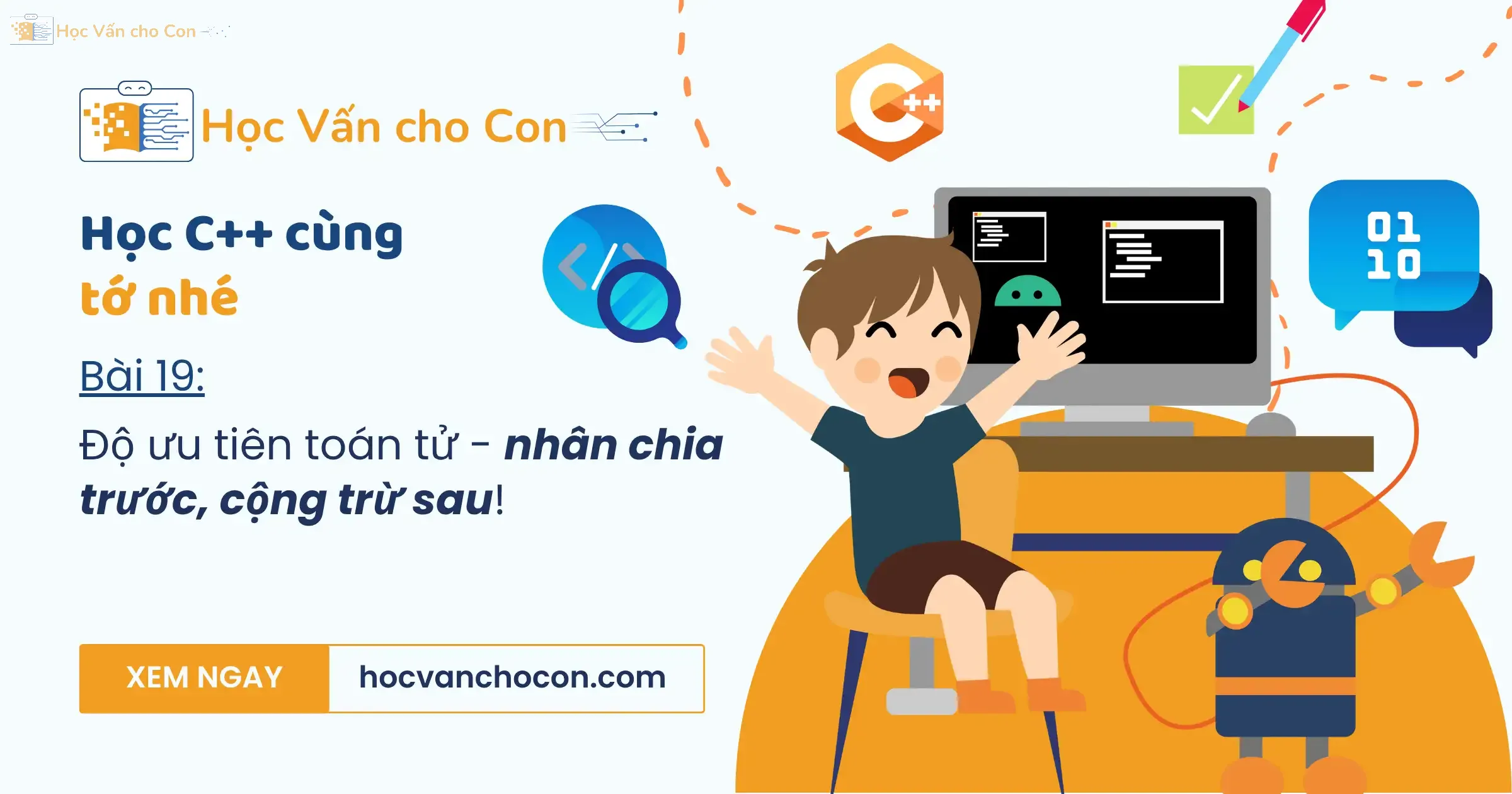 Bai 19 do uu tien toan tu nhan chia truoc cong tru sau