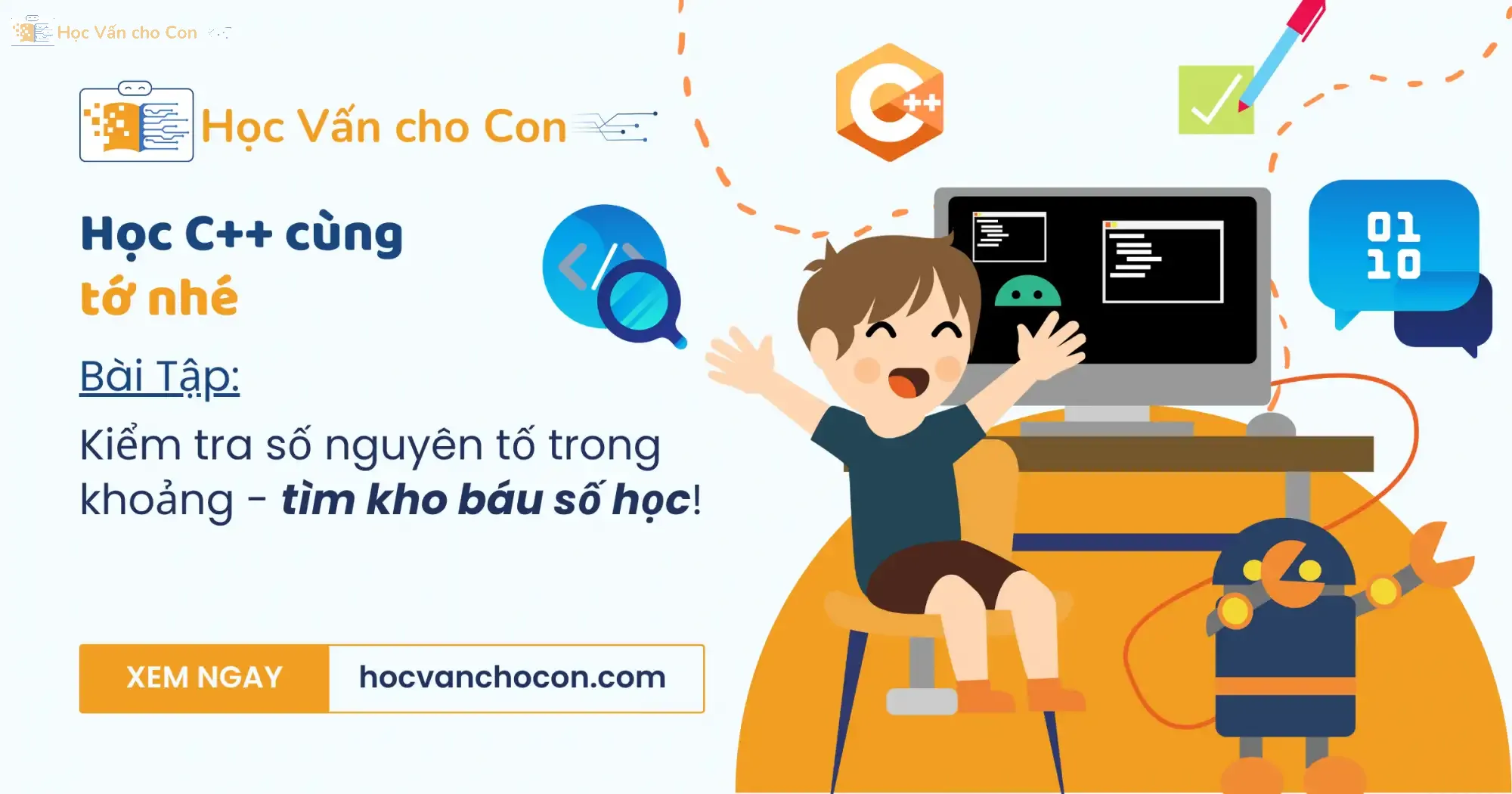Bai tap kiem tra so nguyen to trong khoang tim kho bau so hoc