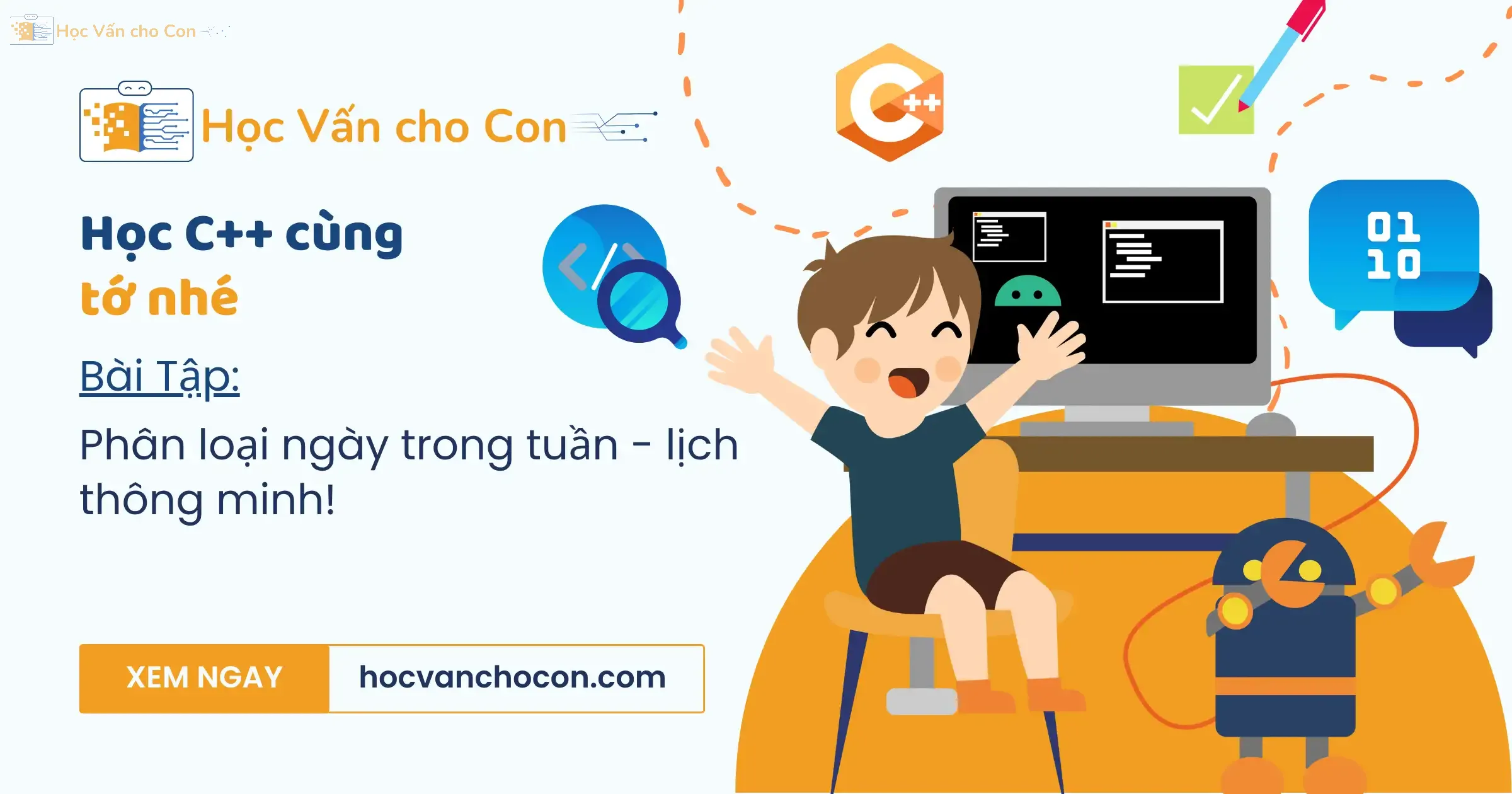 Bai tap phan loai ngay trong tuan lich thong minh